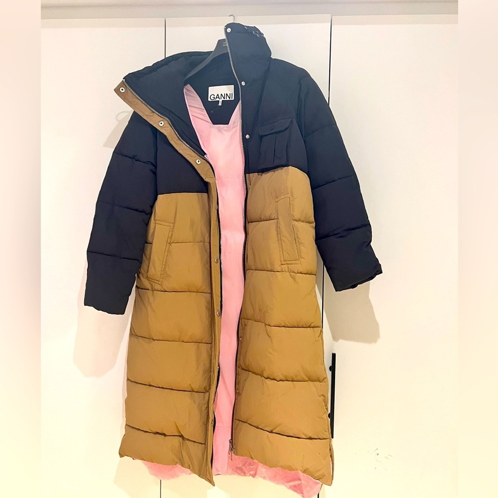 Ganni full length puffer